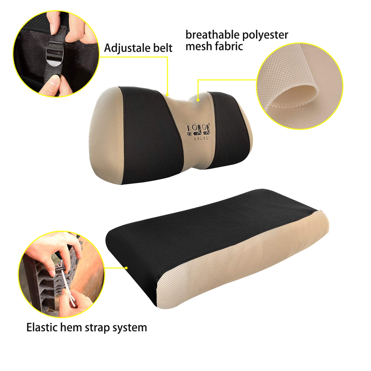 10L0L adjustable straps keep the fit snug and wrinkle-free
