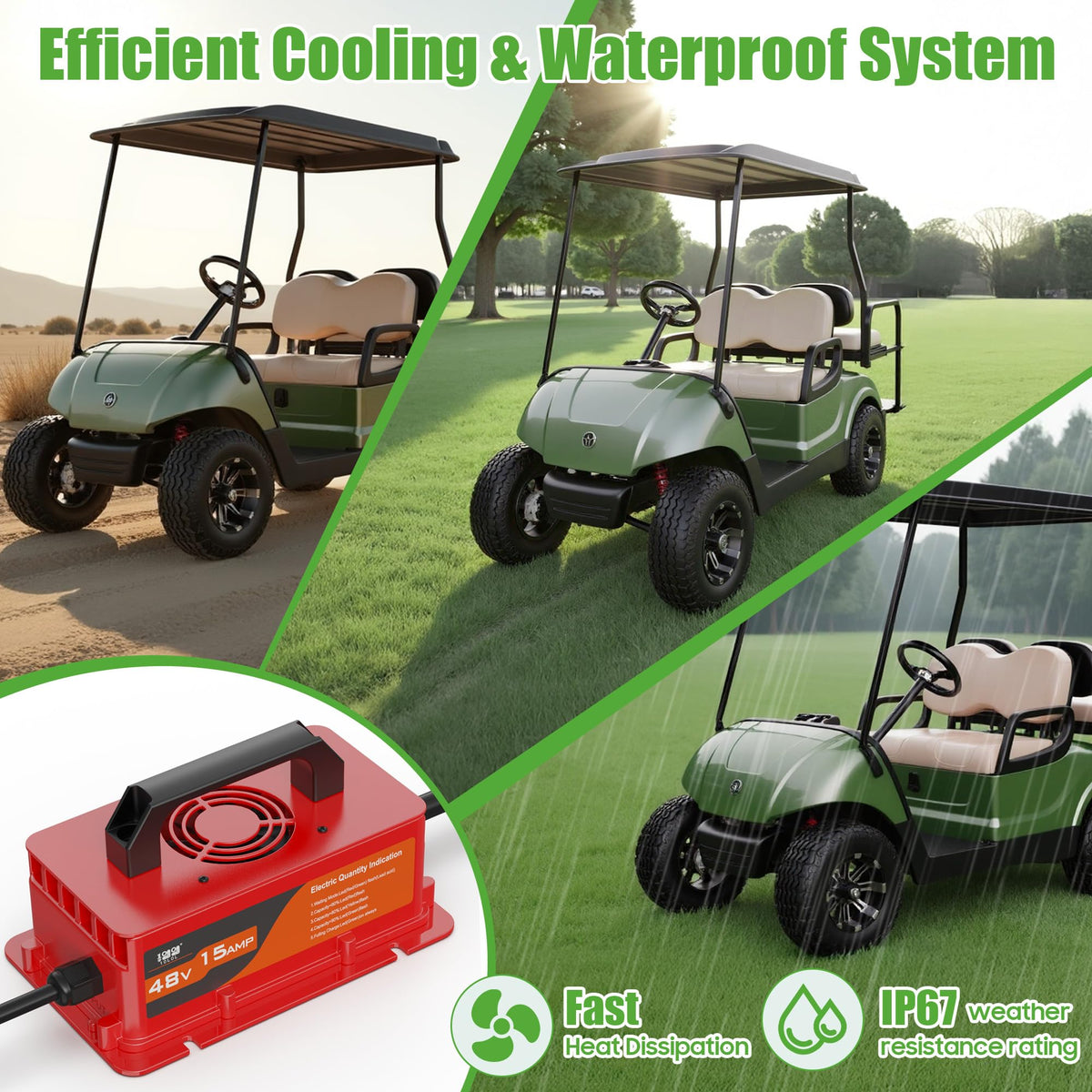 10L0L advanced battery-sensing technology enhances lead-acid battery life and consistency.
