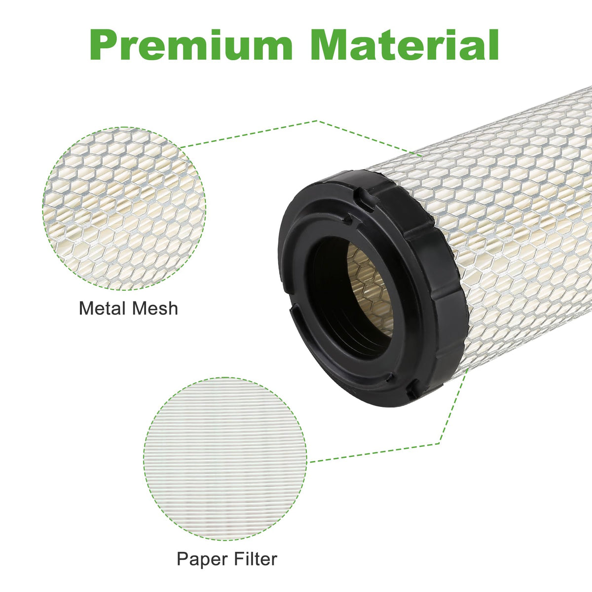 10L0L HV air-cleaner element increases filter life and efficiency