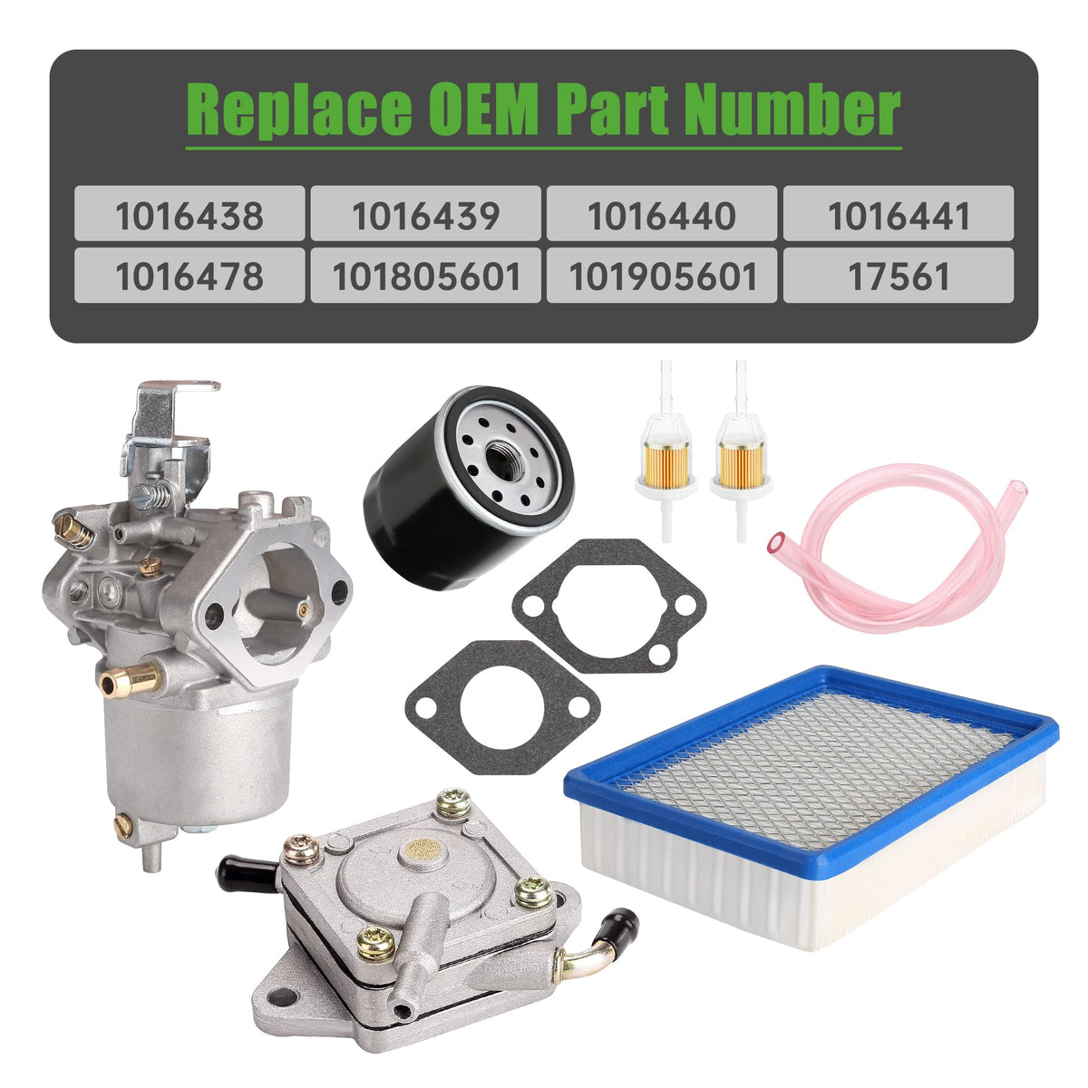 10L0L air and oil filters kit for FE290 engines.