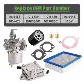 10L0L air and oil filters kit for FE290 engines.