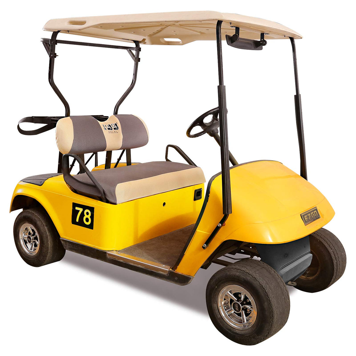 10L0L air mesh fabric keeps golf cart seats breathable and comfortable.