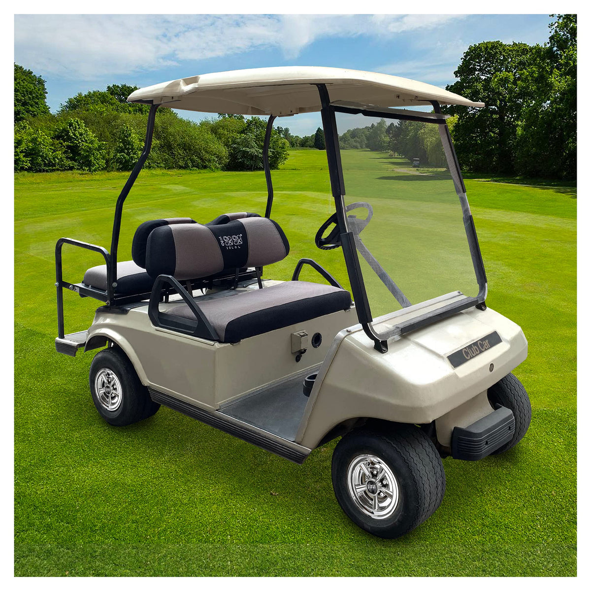 10L0L air mesh fabric keeps seats cooler on hot days.