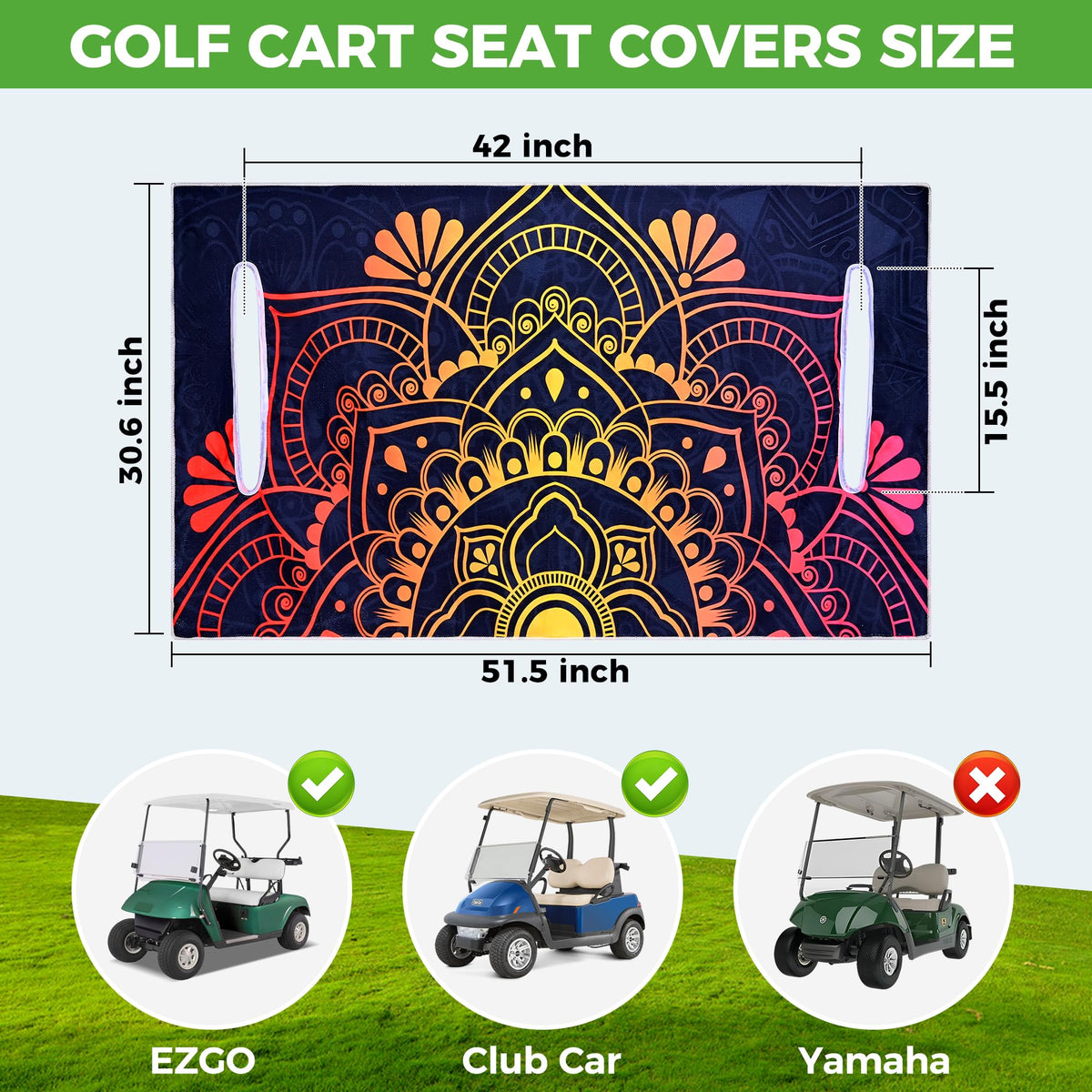 10L0L all-season comfort for EZGO TXT/RXV and Club Car DS/Precedent