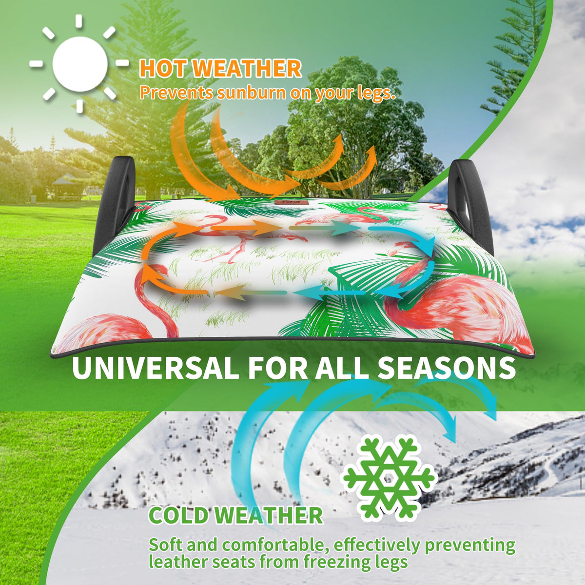 10L0L all-season comfort supports warm rides in cooler weather.