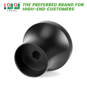 10L0L aluminum alloy steering wheel adapter; durable and corrosion resistant.
