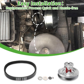 10L0L aluminum heat-dissipation clutch body for durable use.