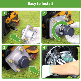 Aluminum alloy hub construction resists rust