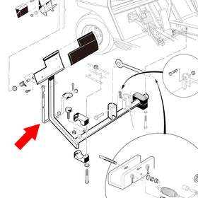 10L0L aluminum park brake assembly designed for reliable parking brake engagement