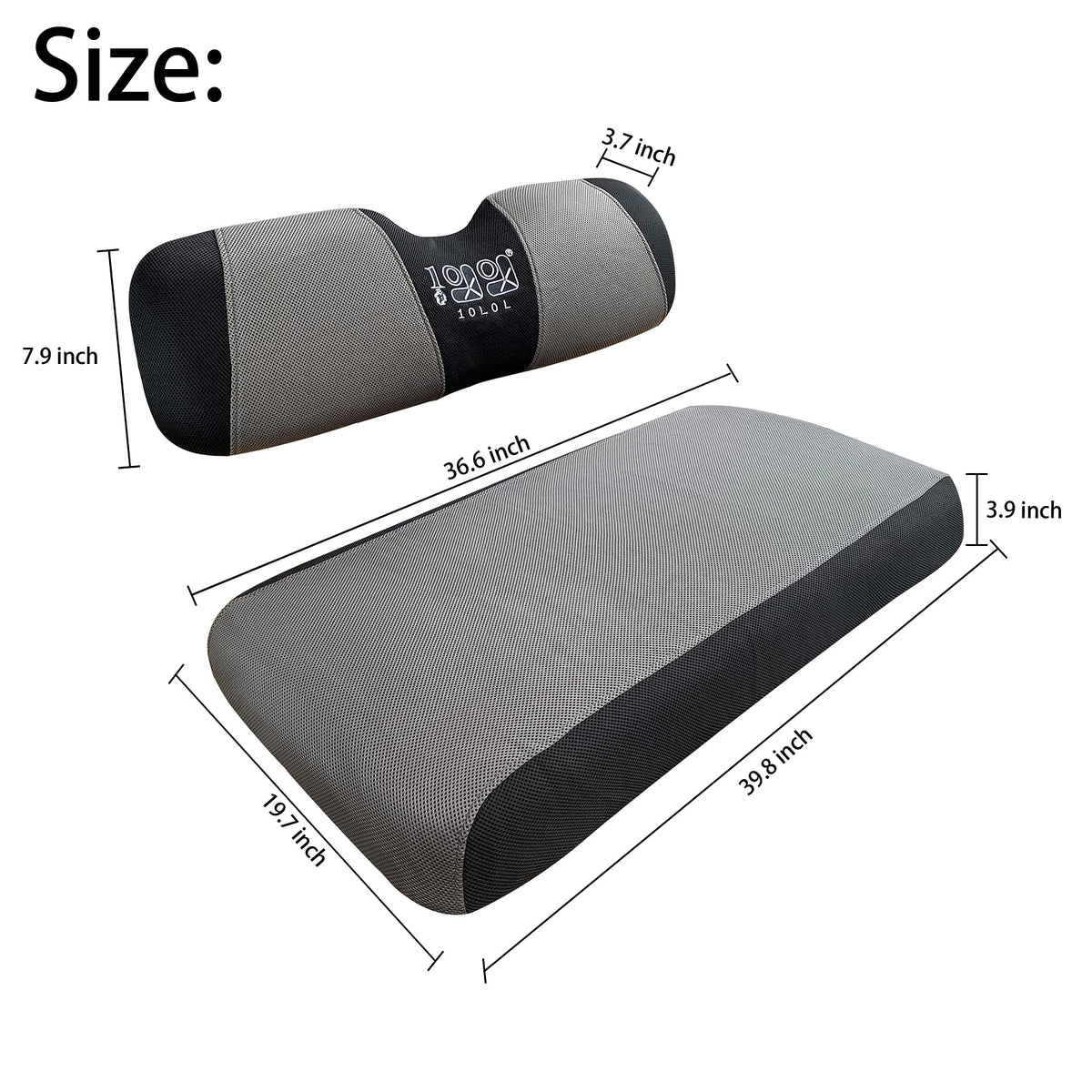 10L0L anti-slip seat cover helps secure the seating surface