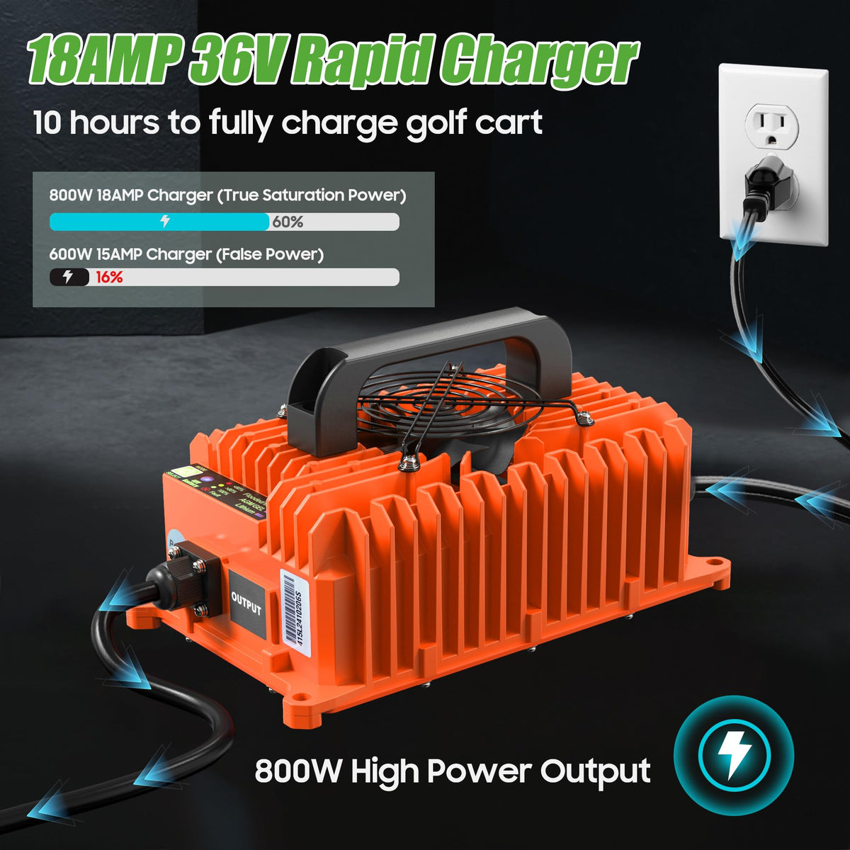 10L0L automatic-recharge restarts charging after idle periods to keep batteries ready