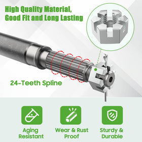 10L0L axle length 23-1/4 inches compatible with G16/G19/G22/G27 models.