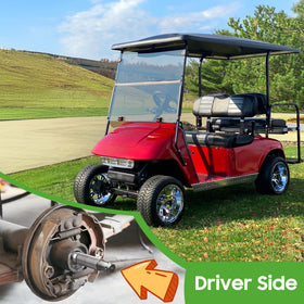 Triple-lip oil seals detail on 10L0L EZGO rear axle kit