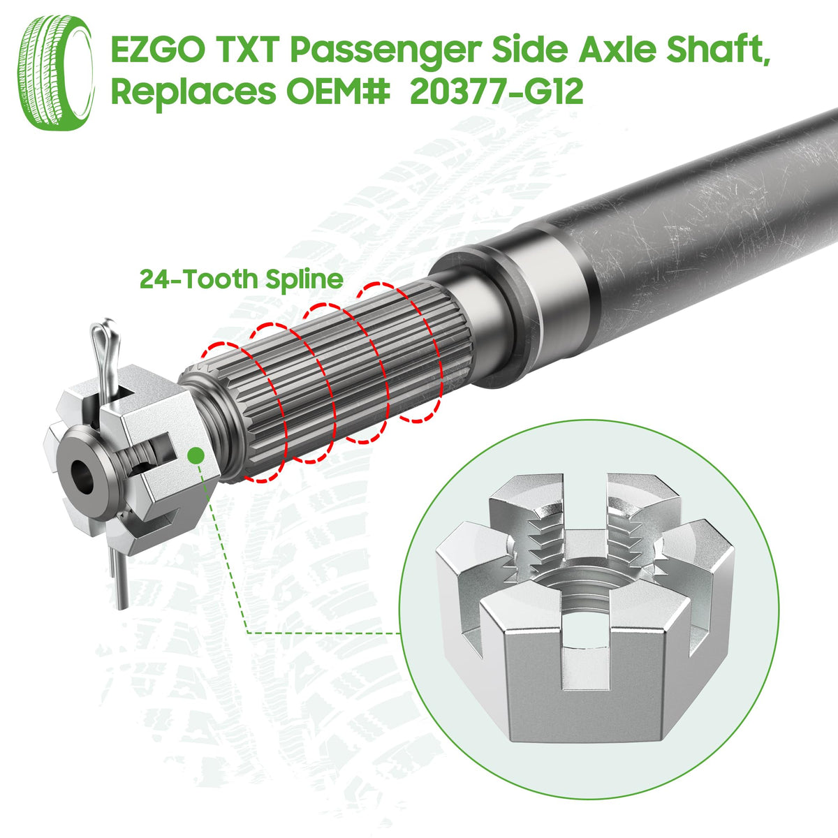 10L0L axle shaft snap rings secure installation and long-term stability