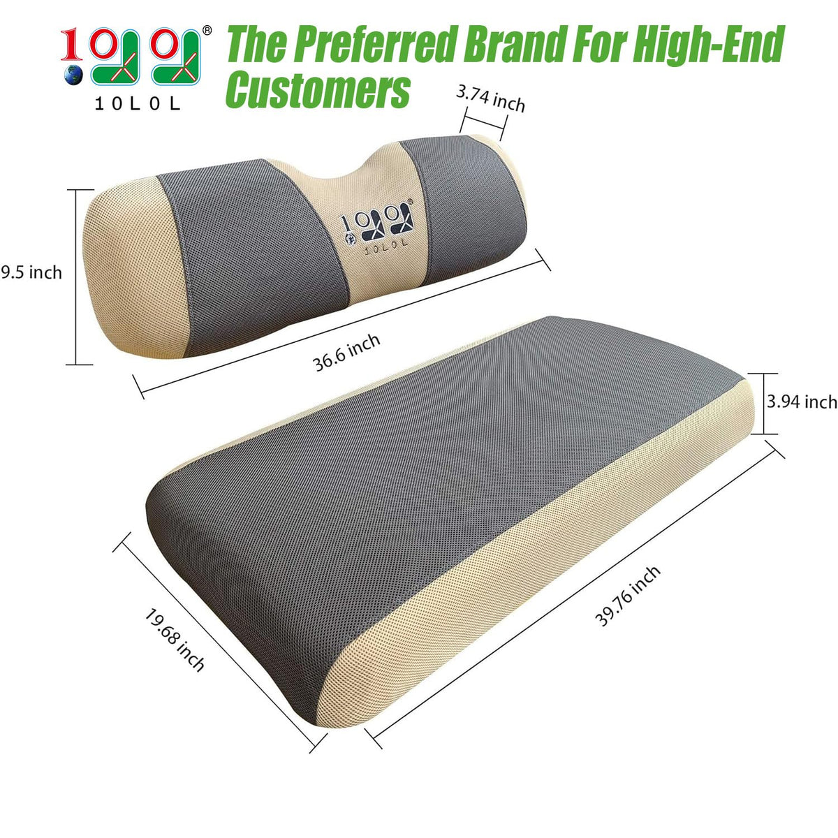 10L0L back seat covers shield EZGO TXT/RXV from stains and dirt.