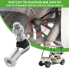 10L0L ball joint tie rod end kit compatibility boosts reliability for Club Car Tempo and Precedent.