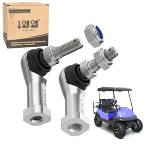 10L0L ball joint tie rod end kit on driver side for Club Car Precedent enhances steering.