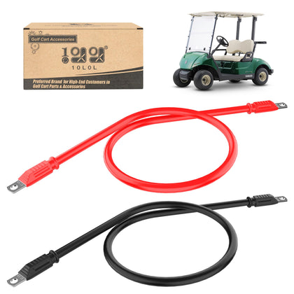10L0L battery cable 39-9in for Club Car EZGO compatibility with high-current connection.