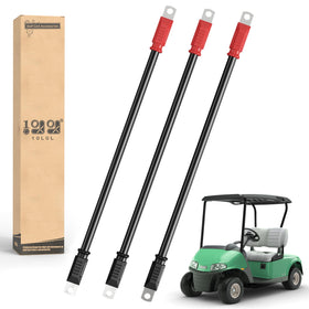 10L0L EZGO RXV battery cable set with 16 inch length and three cables
