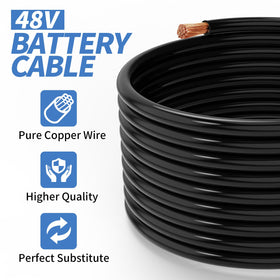 10L0L 41-inch red battery cables designed for strong, consistent power delivery.