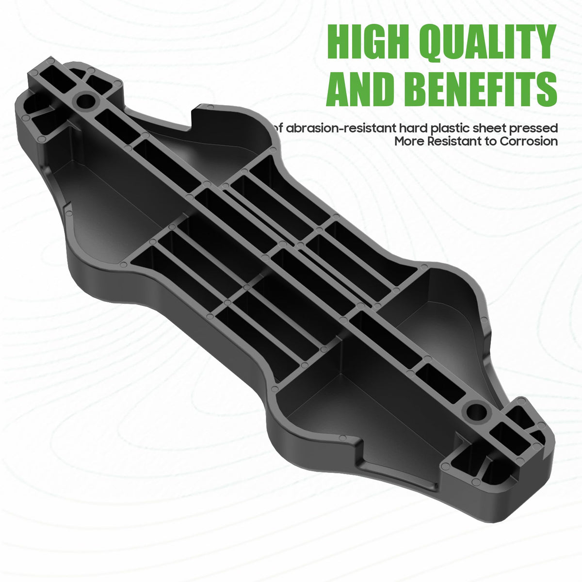 Close-up of durable material for long-lasting battery stability