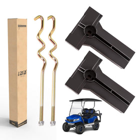 10L0L battery hold-down plate for Club Car Precedent with secure fit