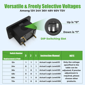 10L0L battery meter easy installation with plug-and-play connections