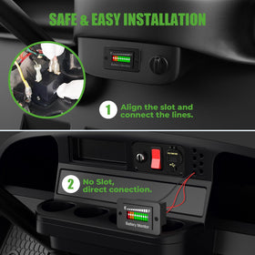 10L0L battery meter voltage compatibility supports 12-72V systems