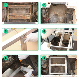 10L0L mounting plates and screws for EZGO battery tray