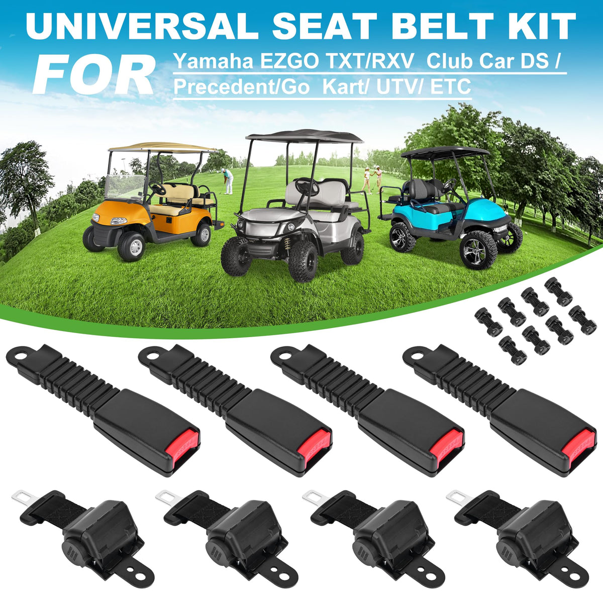10L0L emergency brake protection belt helps secure riders during sudden stops.