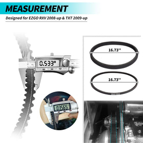 10L0L kit includes clutch drive and starter belts for quick maintenance.
