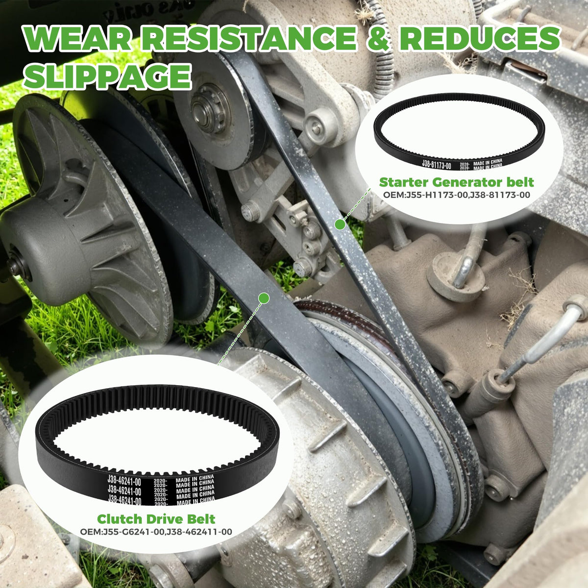 10L0L belt kit packaged image ready for quick installation