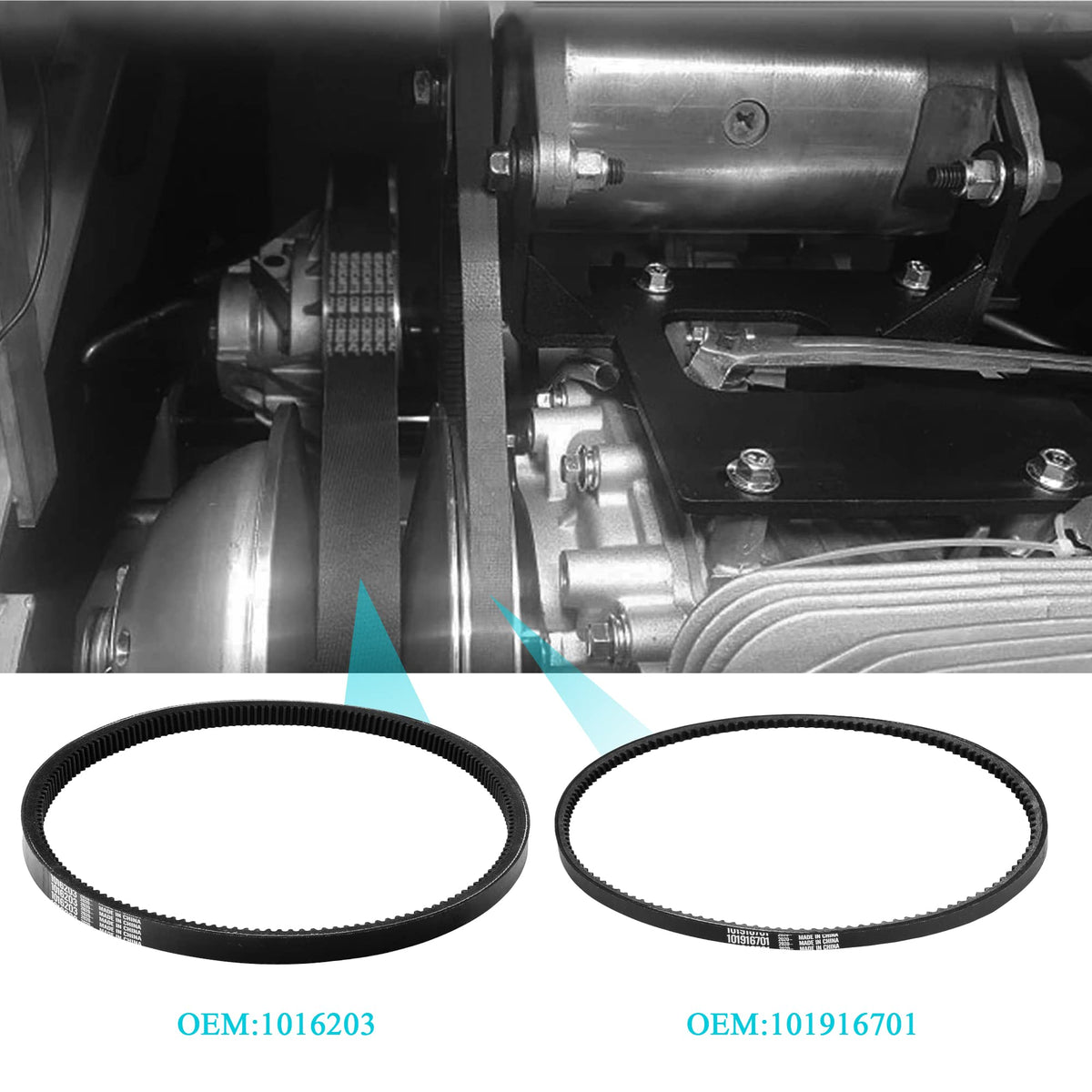 10L0L belt kit packaged for easy ordering