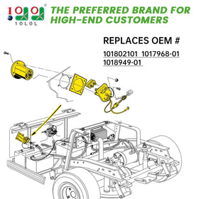 10L0L bezel receptacle close-up indicating OEM-compatible fit for reliable power transfer.