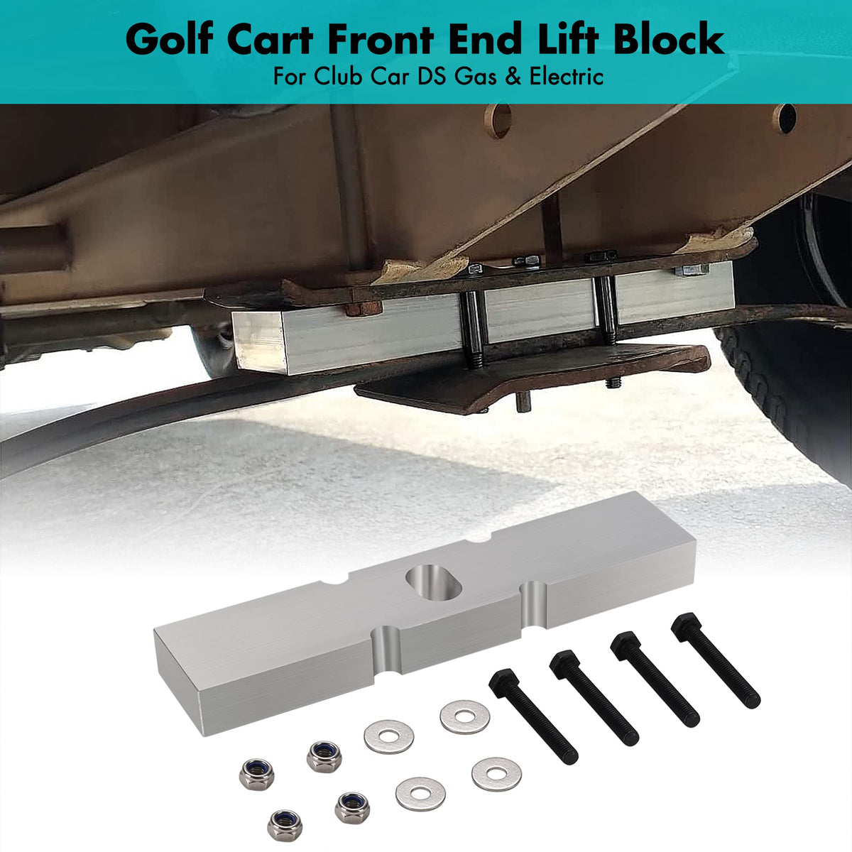 Billet aluminum lift block from 10L0L for durable performance.