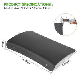 10L0L black plastic access panel material highlights durability for golf carts