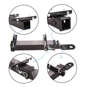 10L0L black powder-coated finish resists wear and corrosion