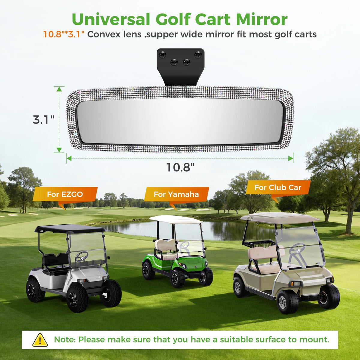 10L0L wide-angle mirror reduces blind spots for smoother reverse maneuvers