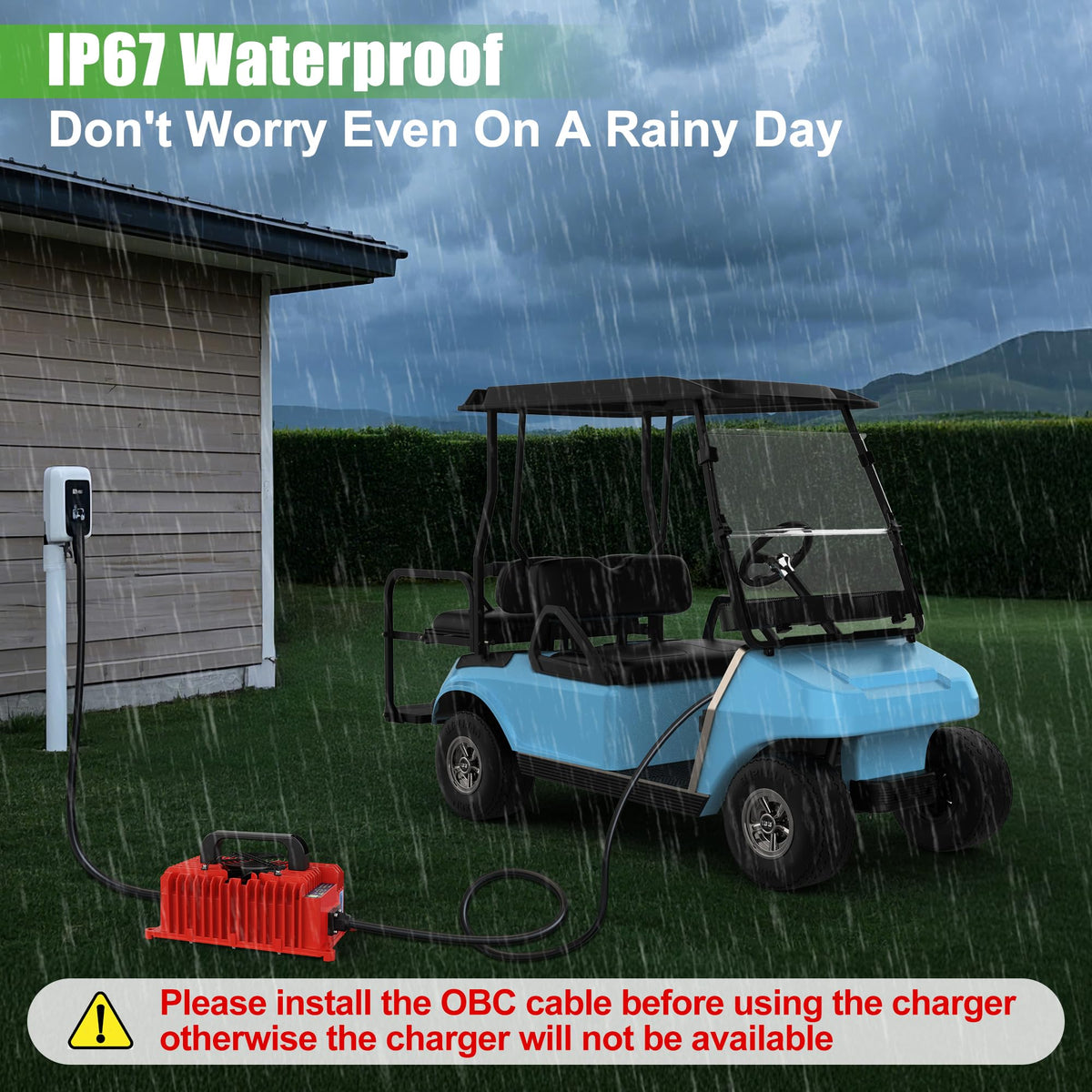 The Bluetooth app monitoring screen on the 10L0L charger for live progress