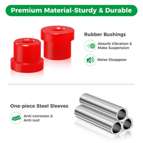 Bolts and lock nuts included for secure, quick installation.