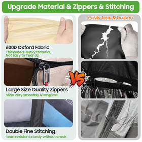10L0L bottom hooks secure the enclosure against gusts.