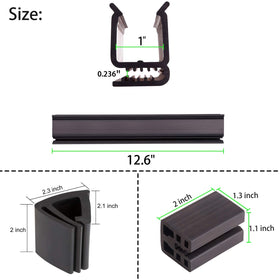 10L0L bottom latch grip clips for secure windshield
