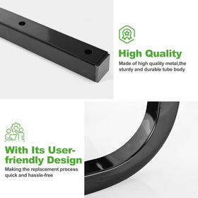 EZGO RXV cart with 10L0L brackets in a rugged outdoor setting.