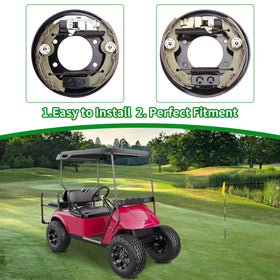10L0L brake backplate cover protecting components and prolonging life
