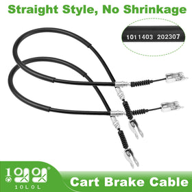 10L0L brake cable with coated steel for rust resistance.
