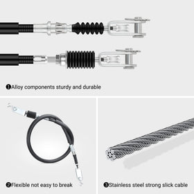 Durability-tested 10L0L brake cable suitable for outdoor use on G29