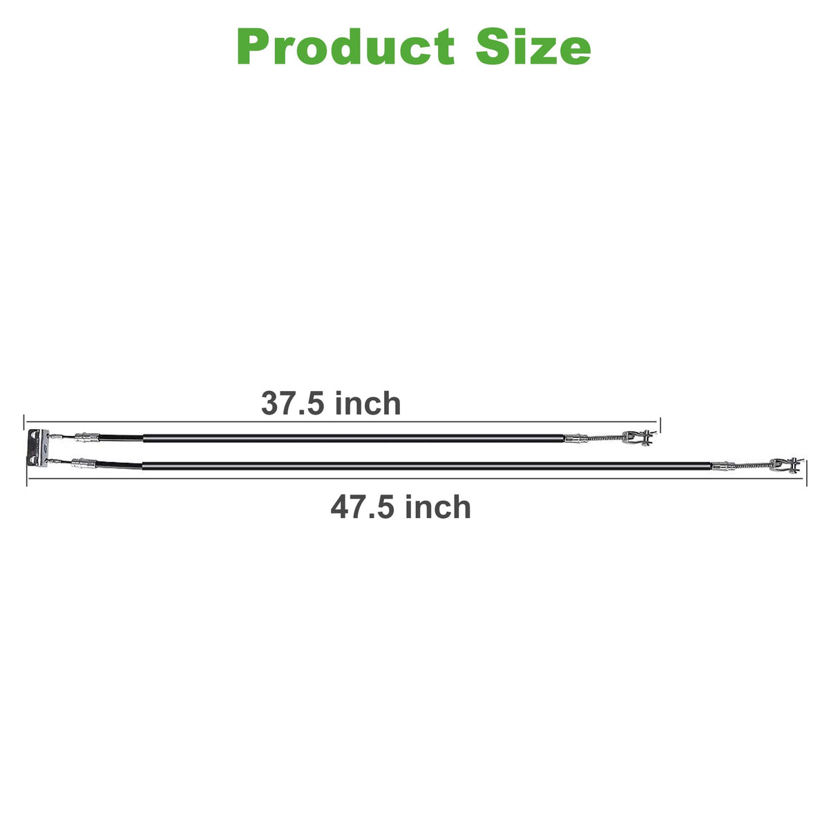 Balanced brake operation with 10L0L brake cables for EZGO TXT/Medalist