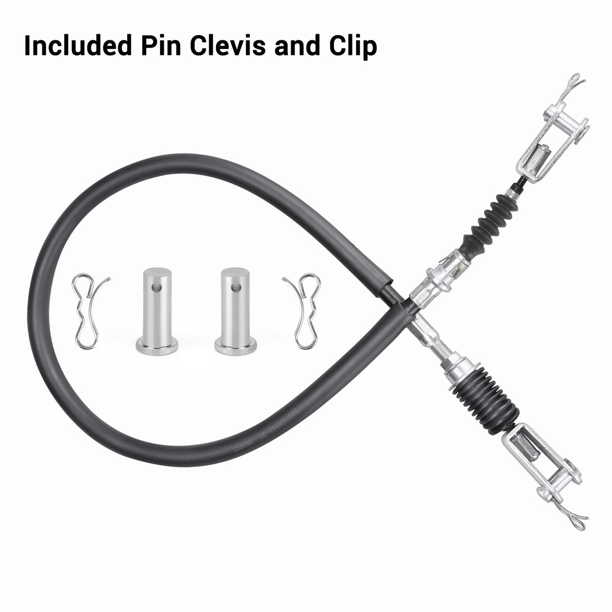 10L0L stainless steel brake cable assembly, strong components for long life