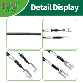 10L0L brake cables enable precise stopping for safe cart operation.