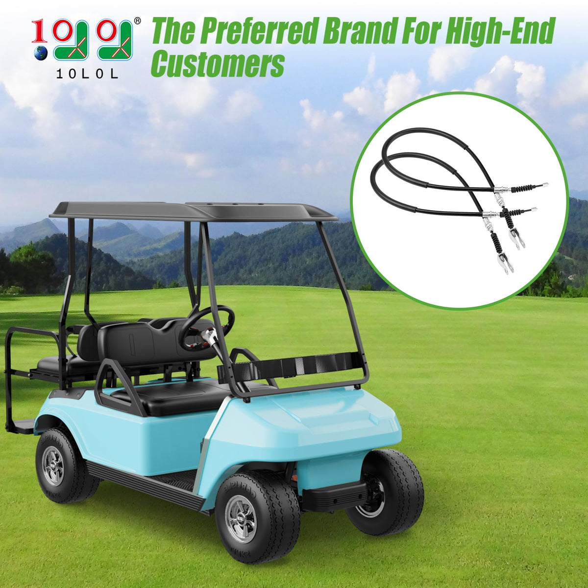 10L0L brake cables set high-strength alloy housing close-up